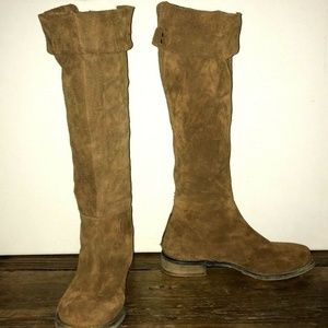 Free People Brown Tan Slouch Boots Honey Whiskey